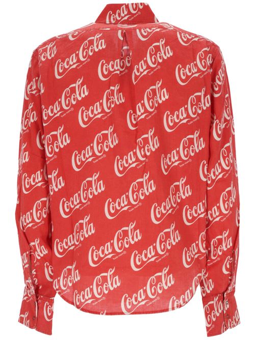 Coca-Cola print oversized shirt ERL | ERL08B015RED COCA COLA